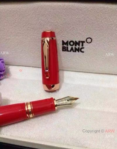 AAA Grade Montblanc Replica Pen Boheme Red Fountain Pen
